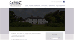 Desktop Screenshot of churchtownhouse.com