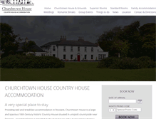 Tablet Screenshot of churchtownhouse.com
